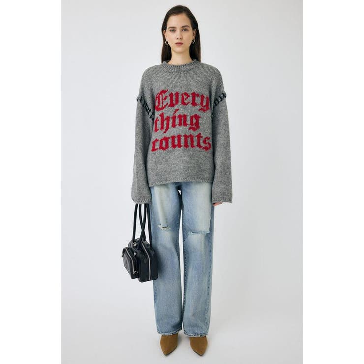 KNITTED WORDS セーター | MOUSSY OUTLET | 詳細画像6 