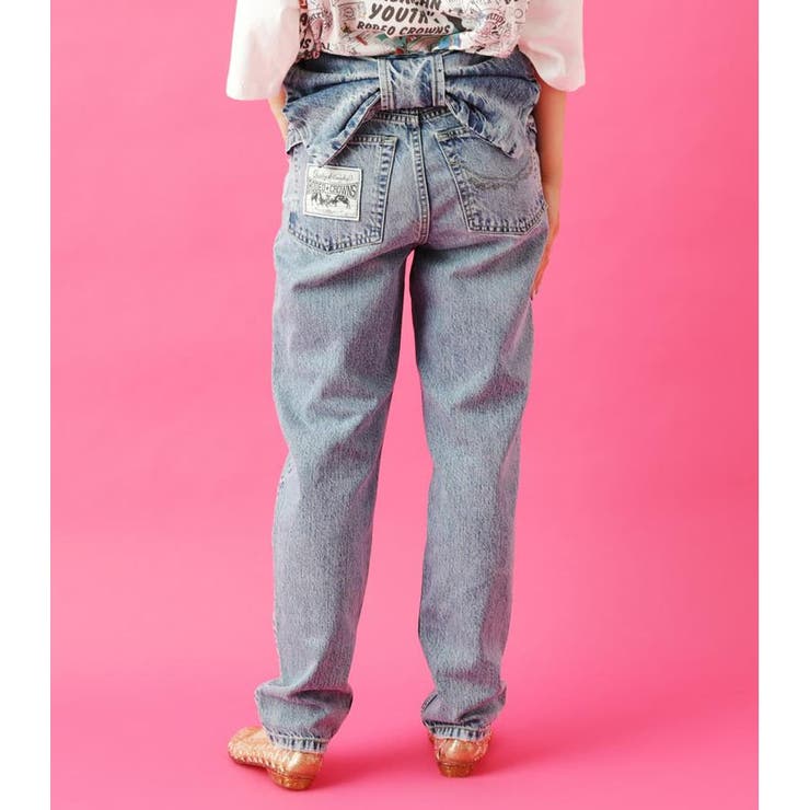 WEB限定)リボンデニムWL[品番：BJLW0018699]｜RODEO CROWNS WIDE