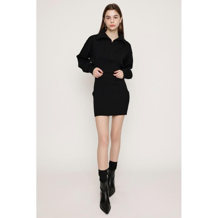 BIG COLLOR ZIP UP 2P ショートワンピース | SLY OUTLET | 詳細画像2 