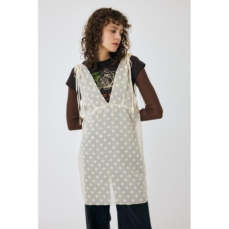 FLOWER MOTIF シアーミニドレス | MOUSSY OUTLET | 詳細画像4 