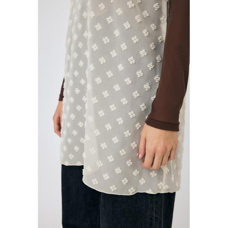FLOWER MOTIF シアーミニドレス | MOUSSY OUTLET | 詳細画像10 