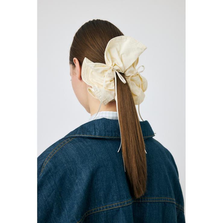 WHT | BIG RIBBON シュシュ | MOUSSY OUTLET