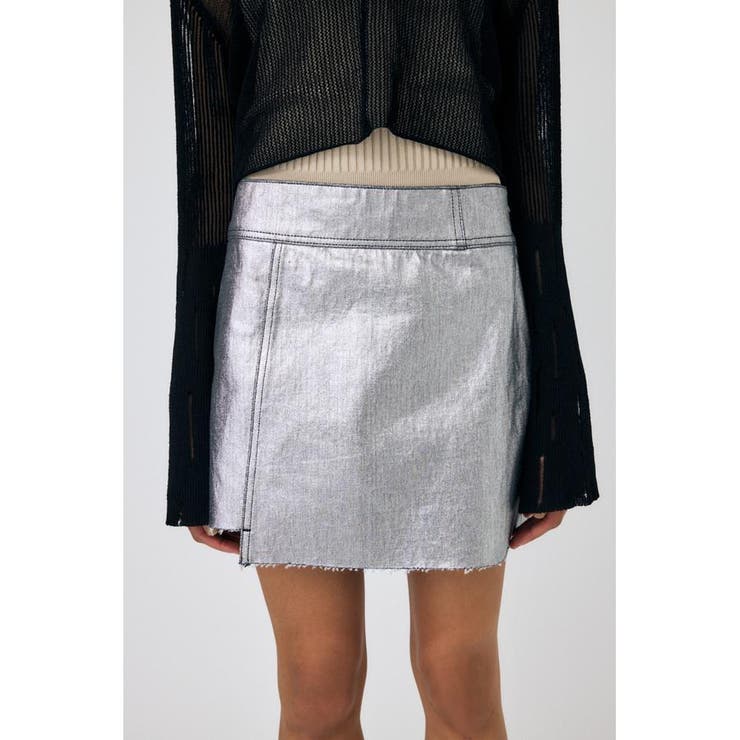 FOIL PRINT ミニスカート | MOUSSY OUTLET | 詳細画像6 