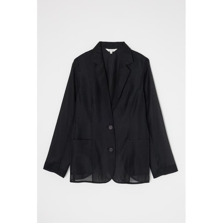 BLK | SHEER ジャケット | MOUSSY OUTLET