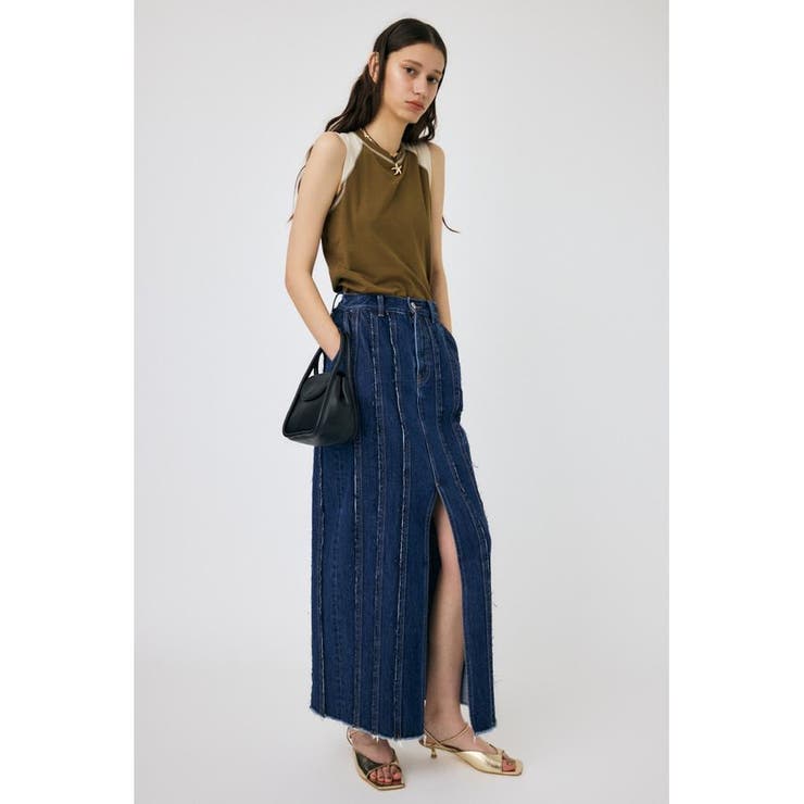 FRONT SLIT FRINGE スカート | MOUSSY OUTLET | 詳細画像15 
