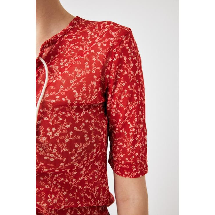 ASYMMETRIC COLOR LACE UP トップス[品番：BJLW0026139]｜MOUSSY