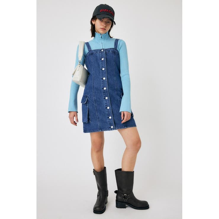 DENIM CARGO MINI ドレス | MOUSSY OUTLET | 詳細画像12 
