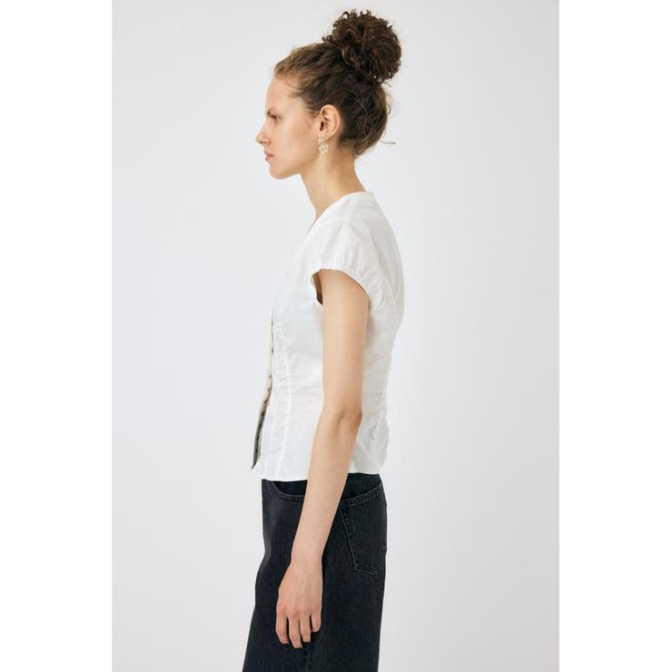 CAPSLEEVE BUTTON シャツ | MOUSSY OUTLET | 詳細画像7 