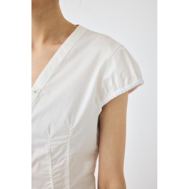 CAPSLEEVE BUTTON シャツ | MOUSSY OUTLET | 詳細画像10 