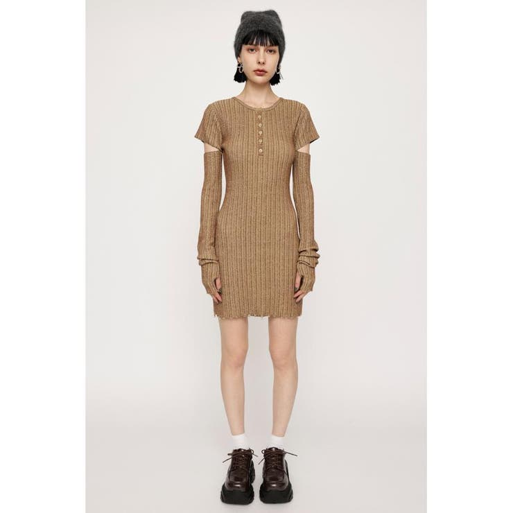 M/YEL7 | DAMAGE HEM DETACHABLE ショートワンピース | SLY OUTLET