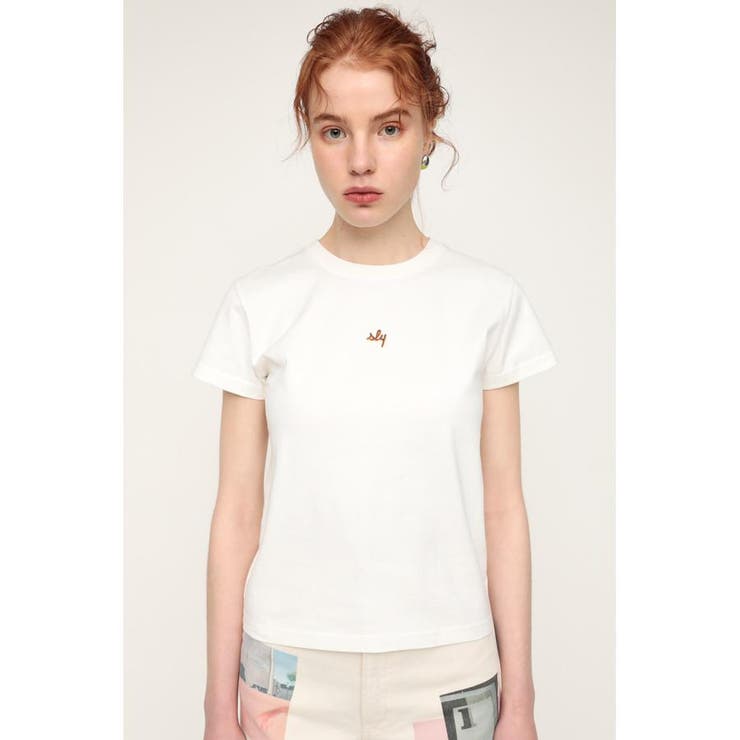 COMPACT SLY LOGO Tシャツ[品番：BJLW0022360]｜SLY OUTLET