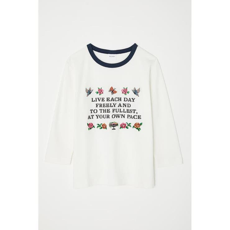EMBROIDERY MESSAGE Tシャツ | MOUSSY OUTLET | 詳細画像4