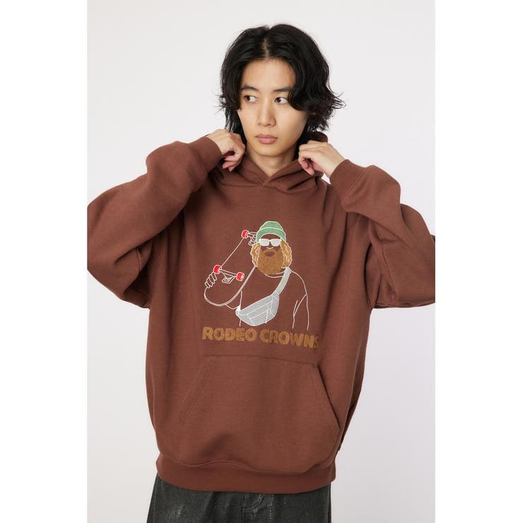 BRN | higesagara フーディー | RODEO CROWNS WIDE BOWL