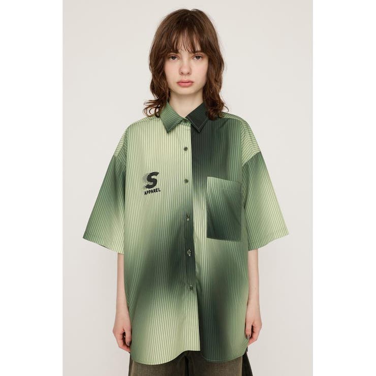 H／S GRADATION STRIPE シャツ | SLY OUTLET | 詳細画像17 