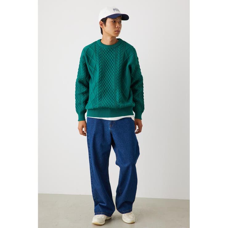 A-LIGHT KNIT ケーブルトップス | RODEO CROWNS WIDE BOWL | 詳細画像20 