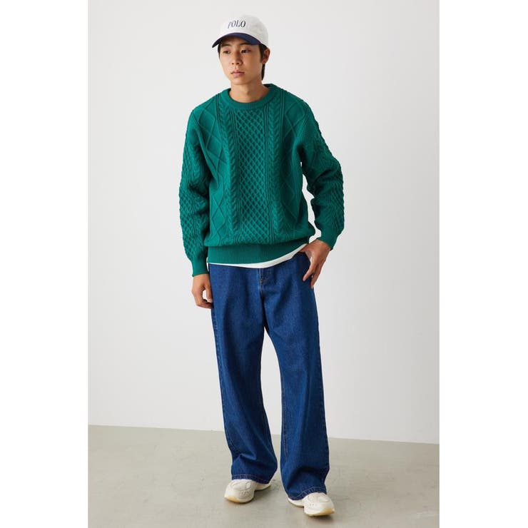 A-LIGHT KNIT ケーブルトップス | RODEO CROWNS WIDE BOWL | 詳細画像21 