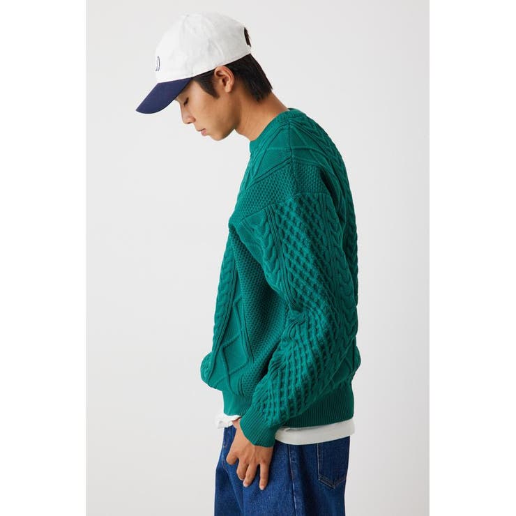 A-LIGHT KNIT ケーブルトップス | RODEO CROWNS WIDE BOWL | 詳細画像24 