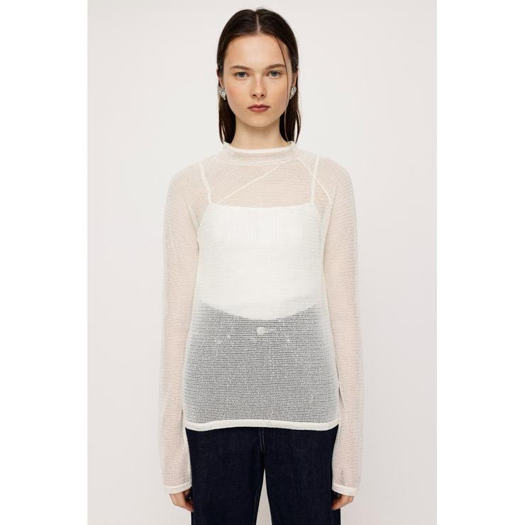ASYMMETRY MESH L／S トップス | SLY OUTLET | 詳細画像3 