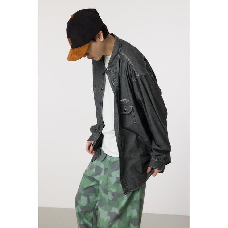 chambray work shirt | RODEO CROWNS WIDE BOWL | 詳細画像3 