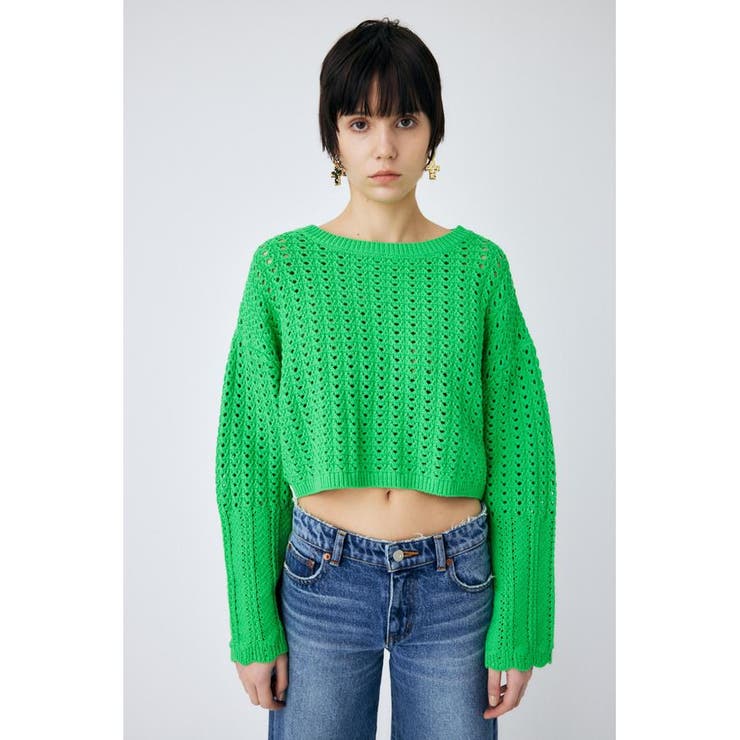 OPEN STITCH ニット | MOUSSY OUTLET | 詳細画像8 