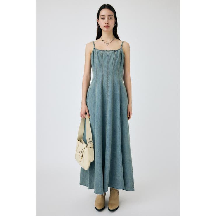 DENIM A LINE キャミドレス | MOUSSY OUTLET | 詳細画像2 