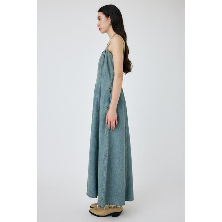 DENIM A LINE キャミドレス | MOUSSY OUTLET | 詳細画像3 
