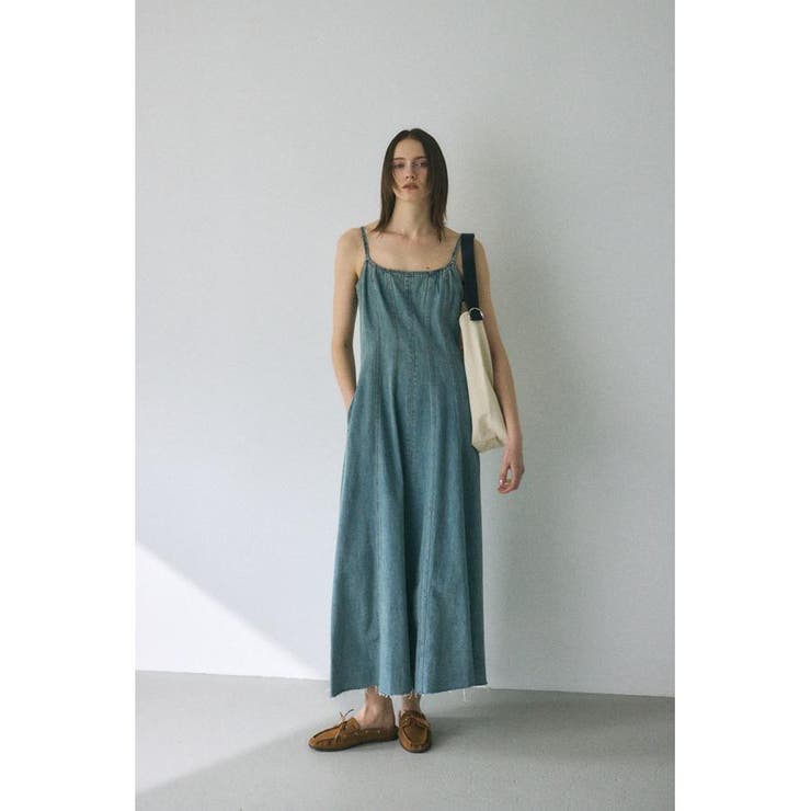 DENIM A LINE キャミドレス | MOUSSY OUTLET | 詳細画像11 