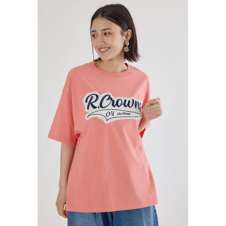 PNK | ツイルパッチTシャツ | RODEO CROWNS WIDE BOWL