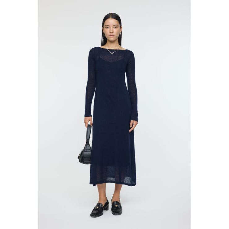 NVY | SHEER KNIT ドレス | MOUSSY OUTLET