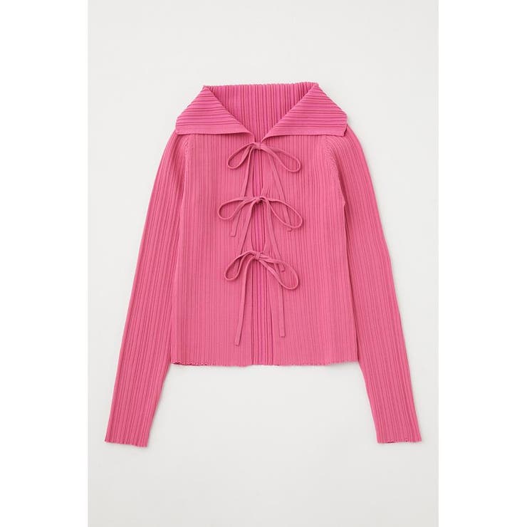 FRONT TIE KNIT CARDIGAN[品番：BJLW0025320]｜MOUSSY OUTLET