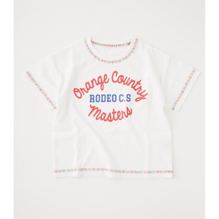 レインボーステッチ BIG Tシャツ[品番：BJLW0002138]｜RODEO CROWNS 