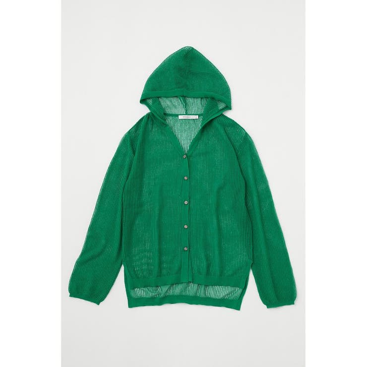 SHEER HOODIE カーディガン[品番：BJLW0023687]｜MOUSSY OUTLET