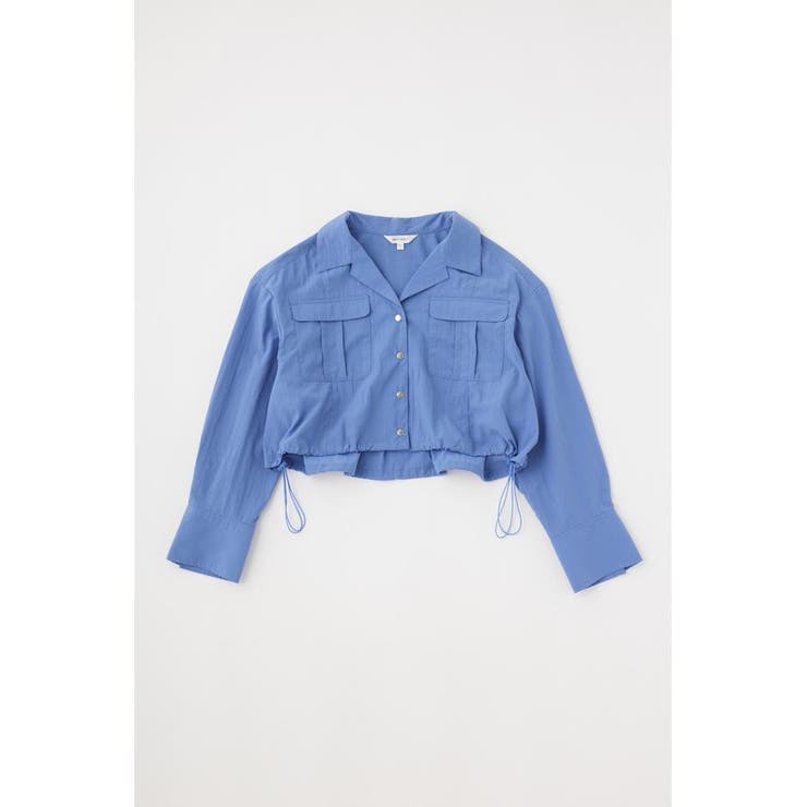 L/BLU1 | RIPSTOP CROPPED シャツ | MOUSSY OUTLET