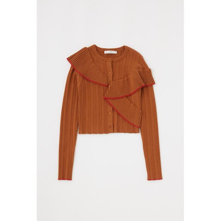 FRONT BUTTON FRILL KNIT トップス | MOUSSY OUTLET | 詳細画像24 