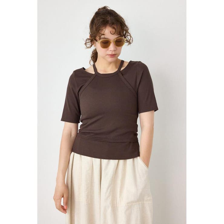 BRN | clavicle openTシャツ | RODEO CROWNS WIDE BOWL