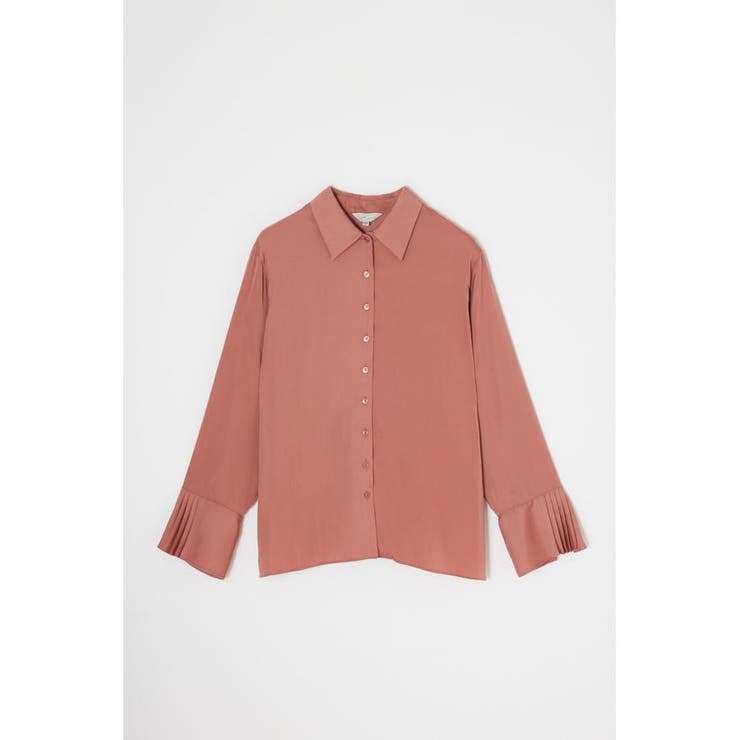 サテンシャツ リサイクルポリエステル×レーヨン素材 | MOUSSY OUTLET | 詳細画像18 