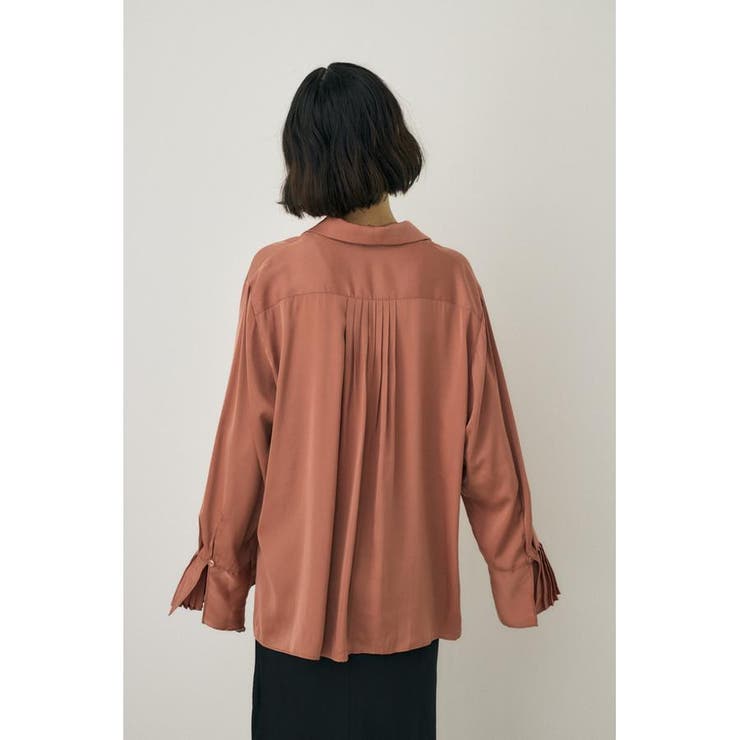 サテンシャツ リサイクルポリエステル×レーヨン素材 | MOUSSY OUTLET | 詳細画像11 