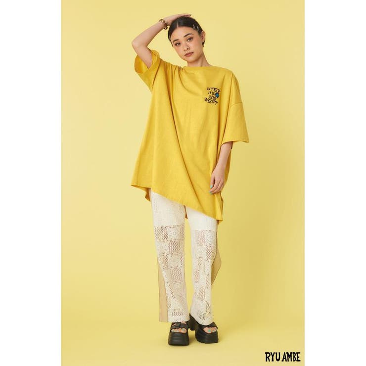 YEL | (Ryu Ambe)SITW Tワンピース | RODEO CROWNS WIDE BOWL