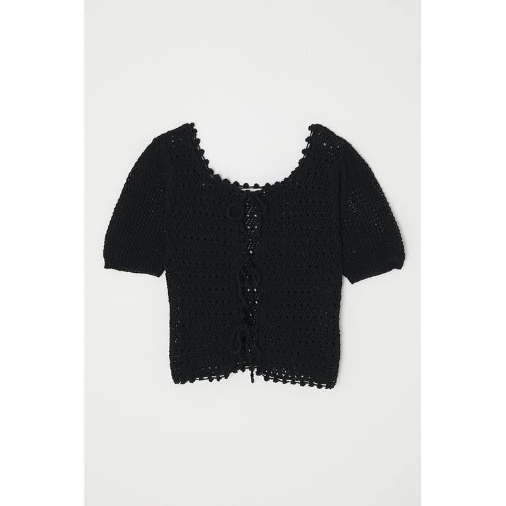 CROCHET SQUARE NECK トップス | MOUSSY OUTLET | 詳細画像1 