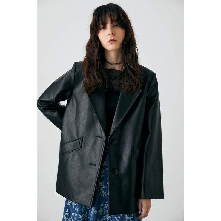 FAUX LEATHER OVER ジャケット[品番：BJLW0021732]｜MOUSSY OUTLET