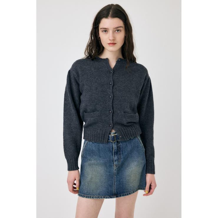 BUTTON UP ニットカーディガン | MOUSSY OUTLET | 詳細画像18 