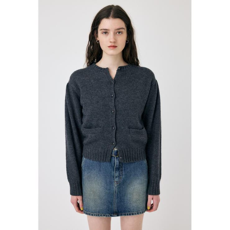 BUTTON UP ニットカーディガン | MOUSSY OUTLET | 詳細画像19 