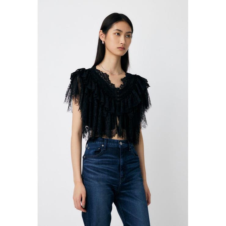 LACE FRILLS トップス | MOUSSY OUTLET | 詳細画像4 