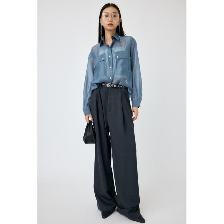 SHEER CARGOシャツ | MOUSSY OUTLET | 詳細画像9 