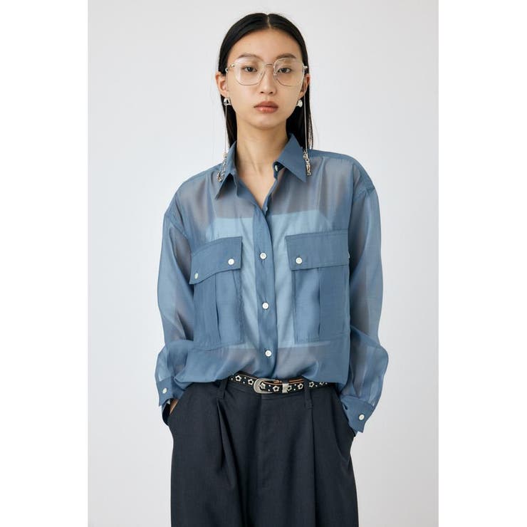 SHEER CARGOシャツ | MOUSSY OUTLET | 詳細画像11 