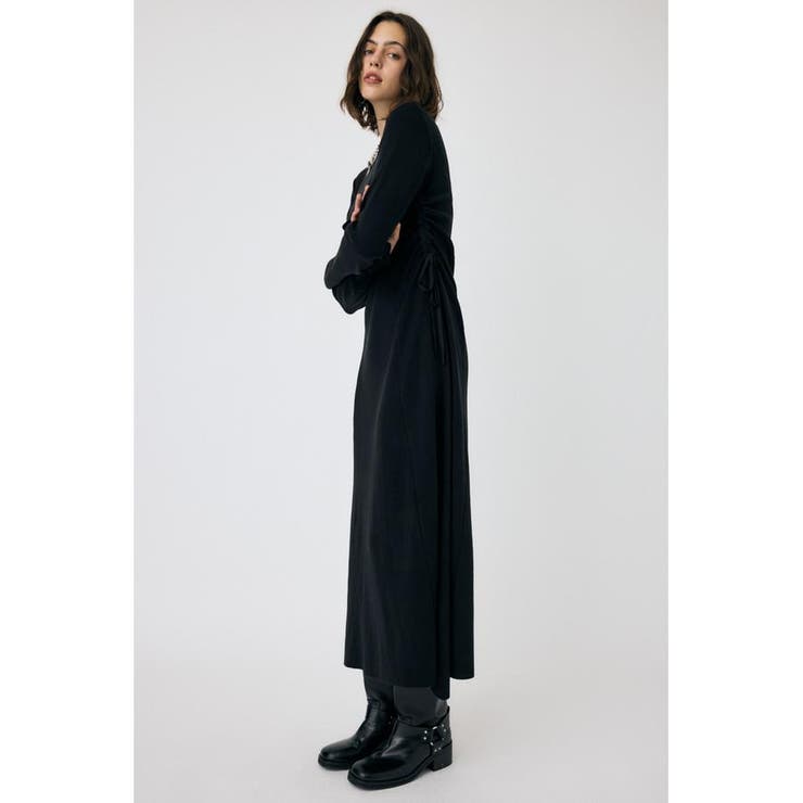 WAIST RIBBON モックネックドレス | MOUSSY OUTLET | 詳細画像5 