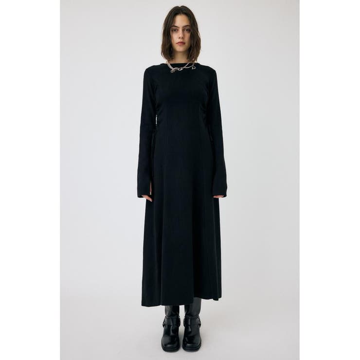 WAIST RIBBON モックネックドレス | MOUSSY OUTLET | 詳細画像6 
