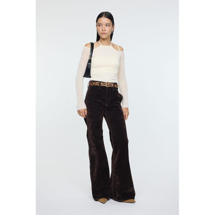 OPEN SHOULDER HALTER ニットトップス | MOUSSY OUTLET | 詳細画像2 