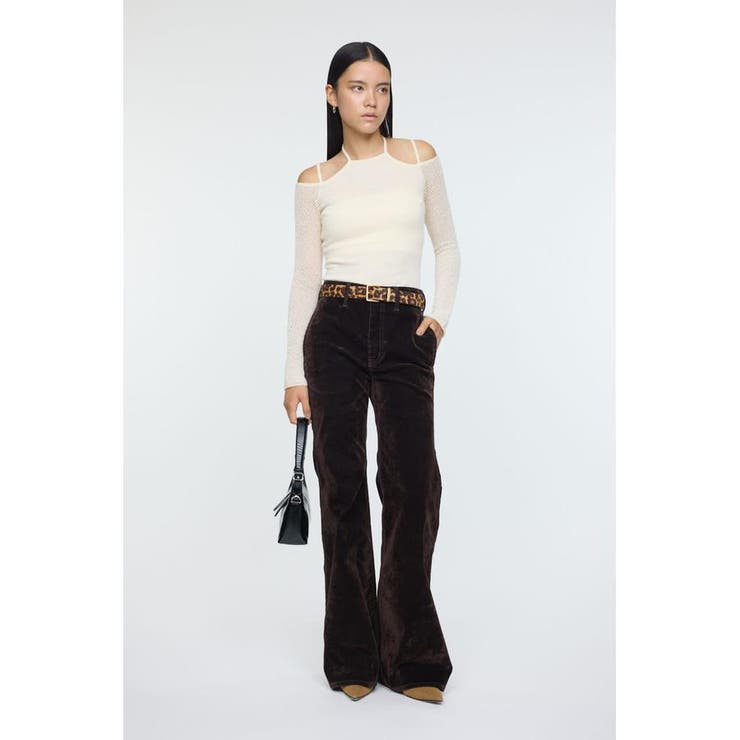 OPEN SHOULDER HALTER ニットトップス | MOUSSY OUTLET | 詳細画像3 