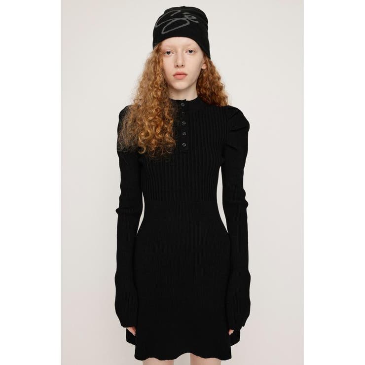 TUCK SLEEVE FLARE KNIT ショートワンピース | SLY OUTLET | 詳細画像9 